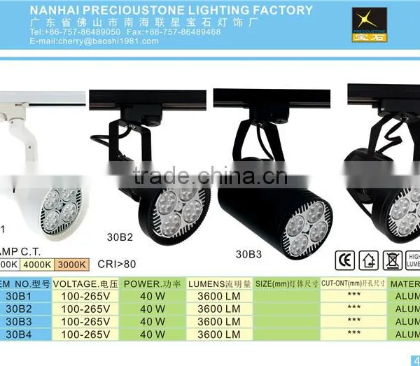 Hot Selling Ce Rohs Aluminum Led Track Light Silver photo-3