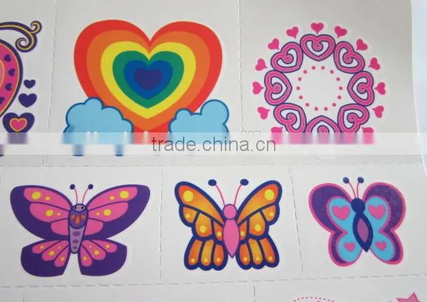 Custom Cartoon Water Transfer Temporary Color Tattoos for Kids Body Art Tattoos Safe Non-toxic Color Tattoo Stickers Factory photo-6