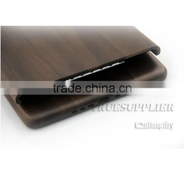 Factory Whosale Real Wood Bamboo Case for IPad Wooden Case photo-3