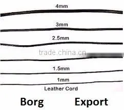 7mm Round Leather Cord From BORG EXPORT / Round Leather Cord 7 mm photo-6