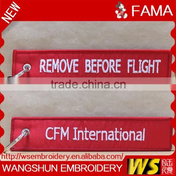 China Manufacturer Top Selling Embroidery Designs Embroidery Keychain | Keyring photo-3