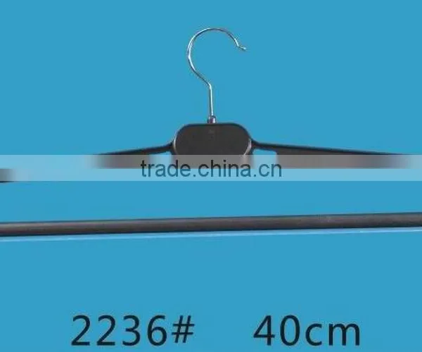 Chrome Hook Cheap Flat Pant Hanger With Foam With PVC Strip photo-6