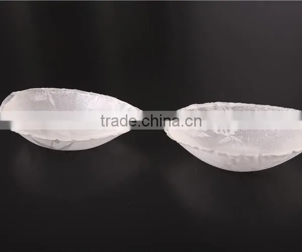 Latest Design Backless Self Adhesive Seamless Paded Breast Lace Cloth Bra photo-3