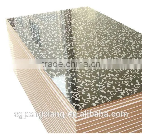 Color Painted High Gloss uv Mdf Board/panel/embossed uv Panelsnew