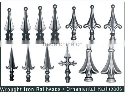 Iron Gate Spear Point Wrought Iron Ornaments photo-4