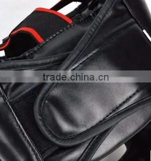 Professional Thicken High Quality PU Boxing or Sanda Customized Head Guard for Sports Safty photo-3