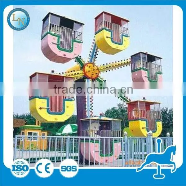 Outdoor Amusement Park Equipment Rides Decorative Mini Ferris Wheel for Kids photo-3