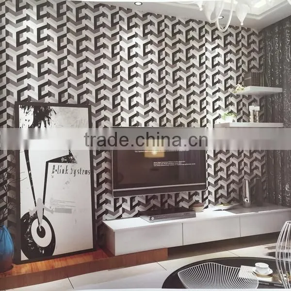 Modern Simple 3d Background Vinyl Wallpaper photo-6