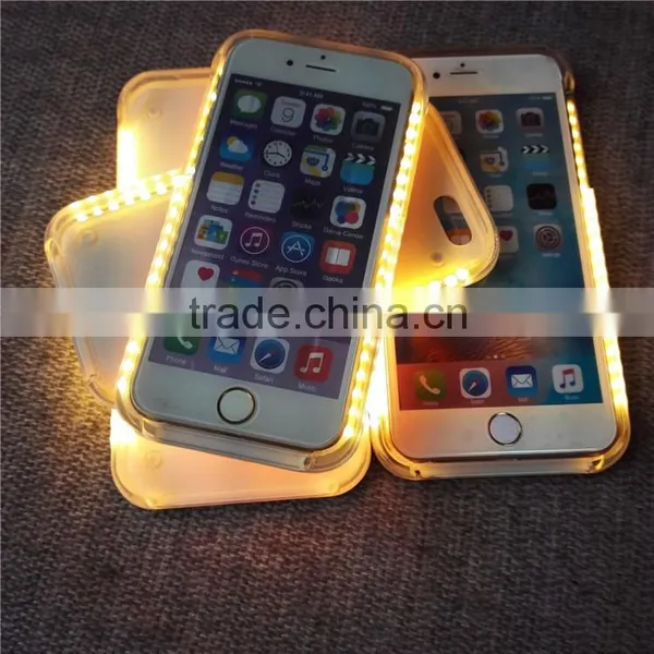 Led Selfie Light Mobile Phone Case for Samsung Galaxy s6 photo-6