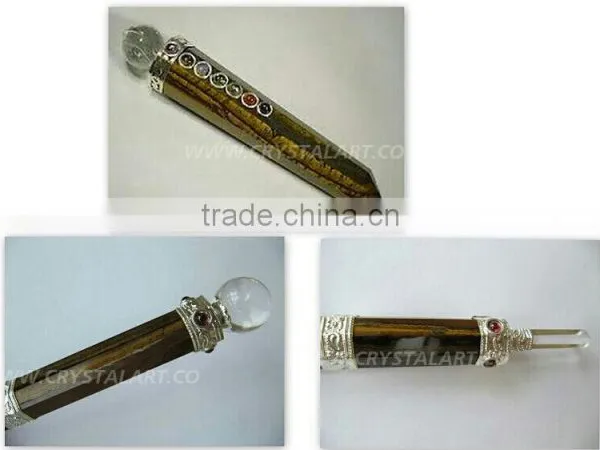 Tiger Eye Healing Wand
