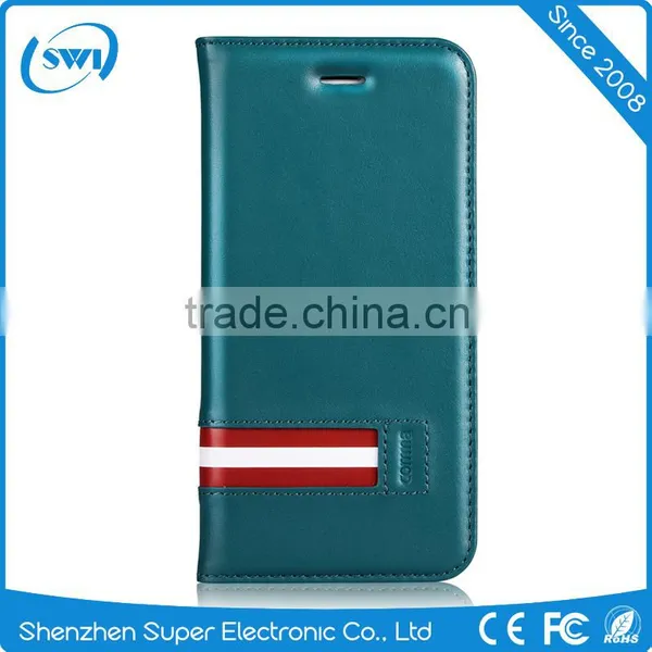 COMMA New Wallet Flip Genuine Leather Phone Case Cover For IPhone Case for Samsung photo-3