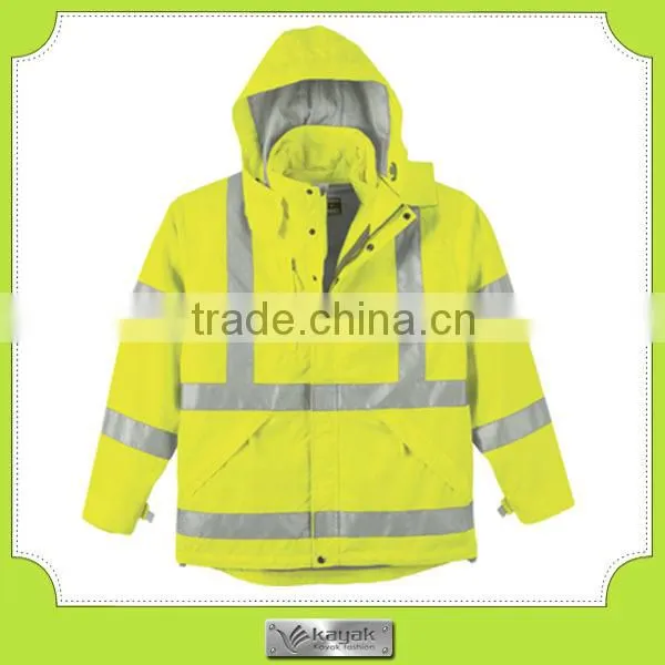Custom Fluorescent Reflective Fire Proof 3 in 1 Safety Jacket photo-6