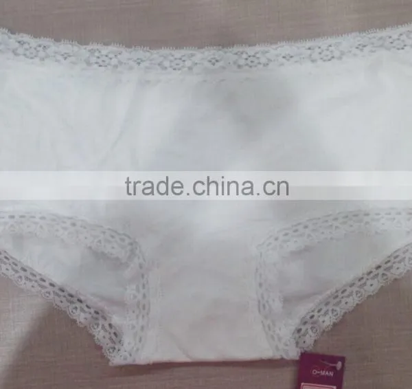High Waist Charming White Transparent Sexy Women Underwear Pictures