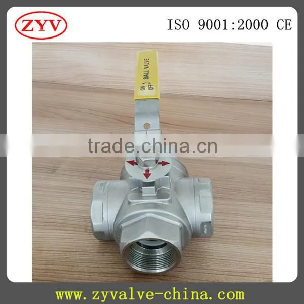 Wholesale Price 3-way(L/T-Port)1000Psi Ball Valve Made in China photo-5
