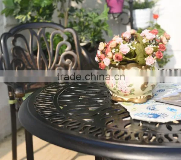 2016 Hot Selling All Weather Elegant Modern Patio Cast Aluminum Outdoor Table With Cushion photo-6