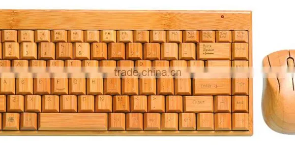 Wood Wireless Bluetooth Keyboard, Bamboo Bluetooth Keyboard for Iphone/ipad/tablet