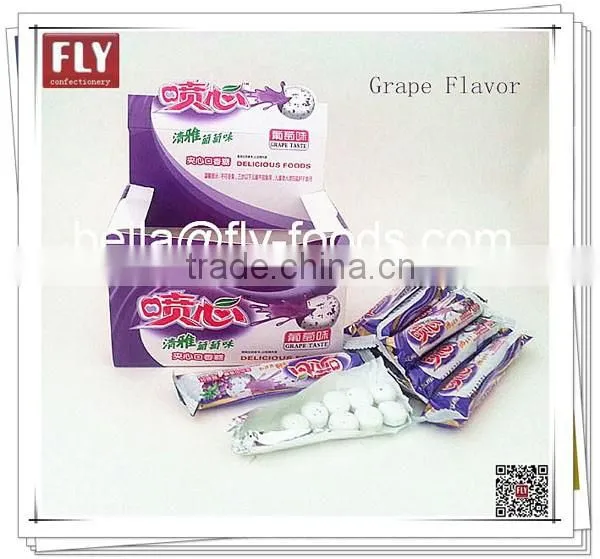 Mentos Like Centre Filling Jam Chewy Dragees Mint Candy Roll Chinese Bubble Gum photo-2