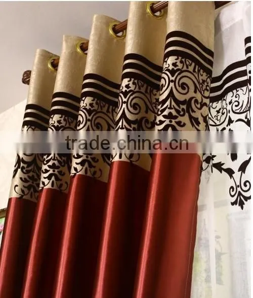 Customized Window Curtain Fabric Fire Retardant Blackout Fabric for Bedroom photo-2