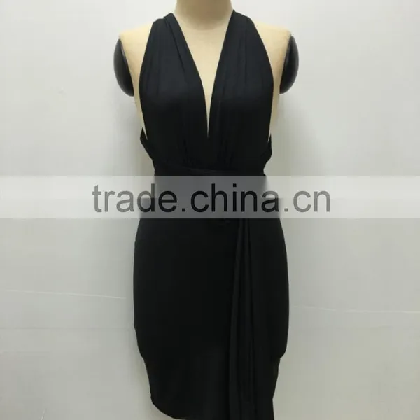 Bonvatt Sexy Mini Dress With Belts Women Fahion Dress 2017 photo-4