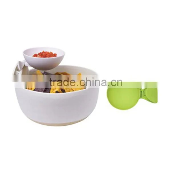 Small Food Round Dip Clip Sauce Cup Plastic Clip photo-2