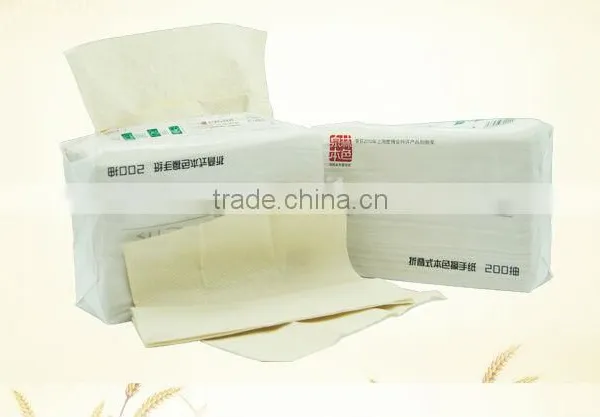 Paper Hand Towel, Unbleached, No-dioxin, 100% Wheat Straw, Soft and Safe, Food Grade, Eco-friendly photo-4