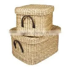 Set of 2 Water Hyacinth Baskets (july@etopvietnam.com)