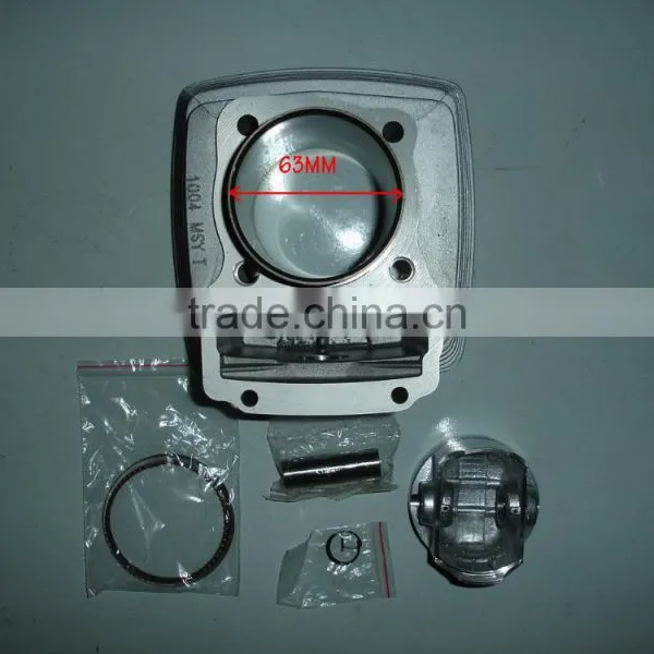 Cylinder Kit Hond 63.5mm Piston CG200 196cm3 200cc Air Cooled Engine 4 Stroke photo-3