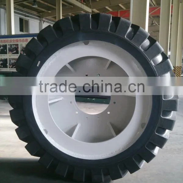 Superior Quality FB29.5-25 Tyres China Heavy Duty Solid Rubber Tires for Cars With Fast Delivery photo-6