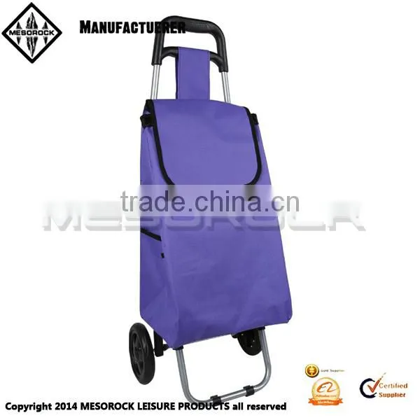 Lightweight Wheeled Trolley Folding Shopping Cart Foldable Trolley Bag photo-2