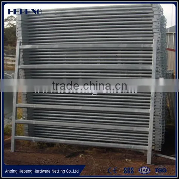 Heavy Duty 1.8m Good Quality Silver Galvanized Steel Cattle Corral Panels photo-2