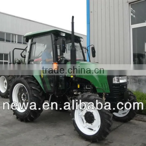Best Seller 75hp 4WD NEW754 With Front End Loader and Backhoe Agriculture Tractor photo-2