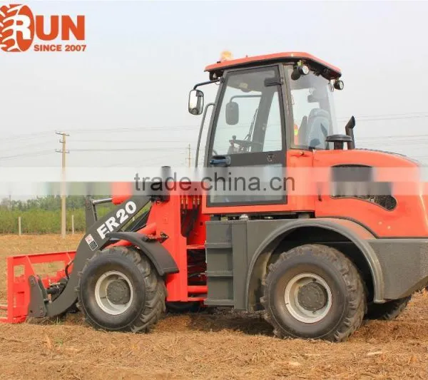 Qingdao Everun Compact Wheel Loader ER20 New Agricultural Machines With CE Approved For Sale photo-6