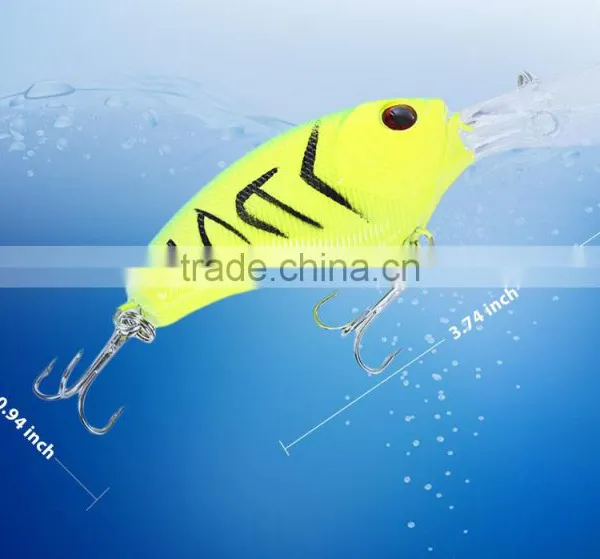 1pc Outdoor 9.5CM Fishing Lures Crank Bait Tackle Swim Bait With 3D Eyes Verisimilar Hard Bait photo-6