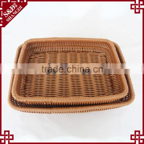 Functional Durable Rattan Handmade Fruits and Vegetable Display Basket photo-4