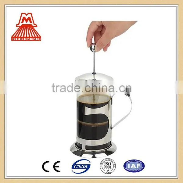 Quality Products W124-CP058 Stainless Steel Glass French Press Coffee Tea Maker photo-3