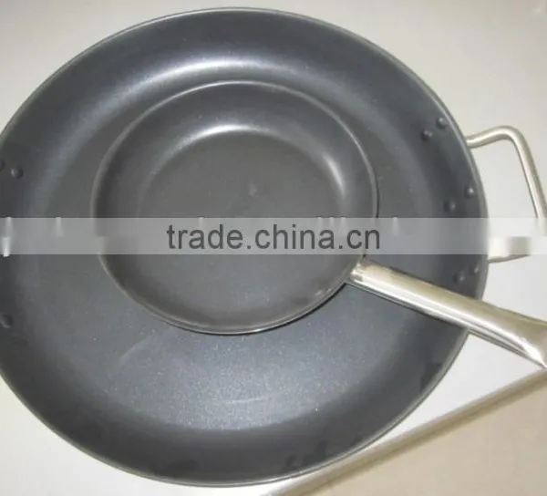 Stainless Steel Frying Pan With Induction Bottom photo-2