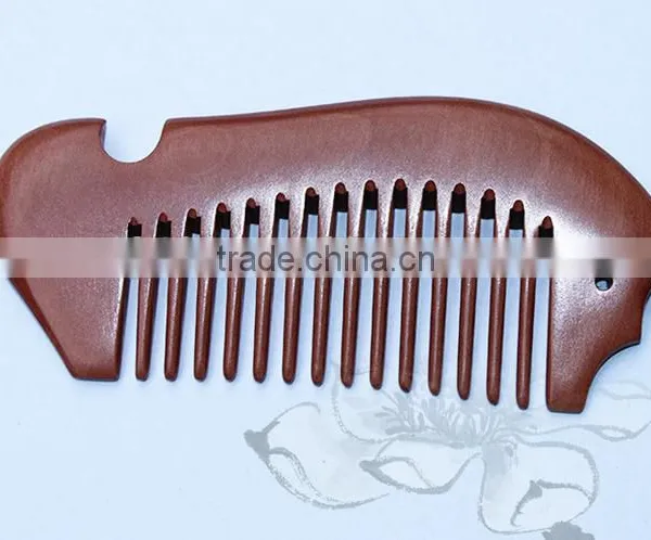 Fish Wood Pocket Comb