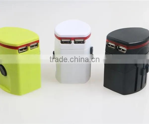 The Most Important Travel Accessory Unviersal Travel Adapter Charger With Double USB Port of 1000MA photo-5