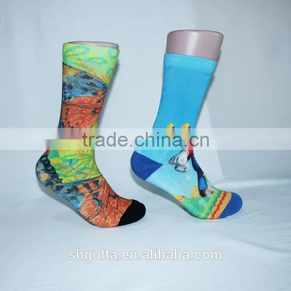 Dye Sublimated Socks/heat Transfer Sublimation Socks photo-3