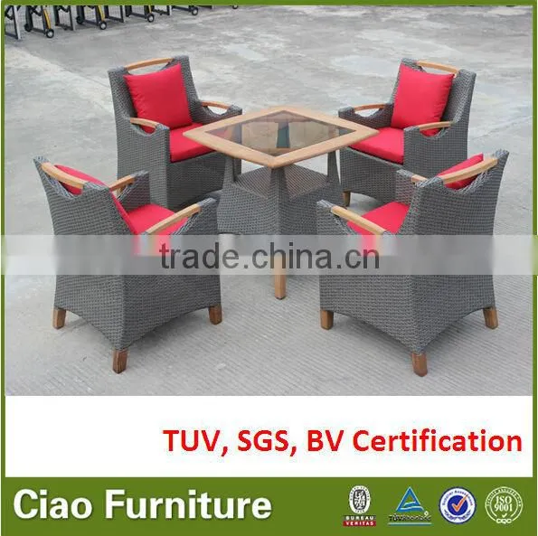 German New Modern Cheap Indoor Rattan Dining Furniture photo-2