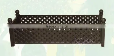 Trade Assurance China Supplier Garden Cast Iron Flower Basket Antique Basket photo-5