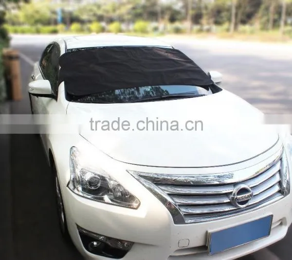 Magnetic Windshield Snow Cover /car Cover With Warning Sign photo-3