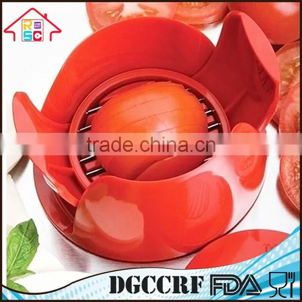 Portable Tomato Mozzarella Slicer Cutter Potato Salad Fruits With Stainless Steel Blade photo-6