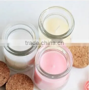 Smokeless Candle Glass Cup / Romantic Scented Candle Birthday Candle Jar photo-2