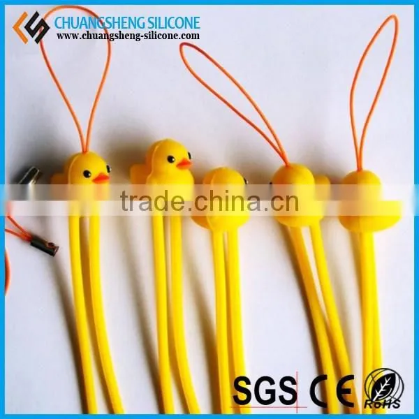 Cute Cartoon Yellow Duck Phone Lanyard for Decoration photo-2