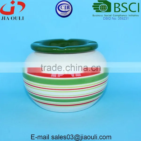 Cheap Under Glazed Ceramic Ashtray photo-3