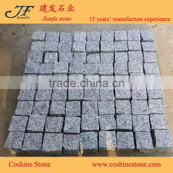 China Grey Granite Cube Stone Pavers for Landscaping Stone Exterior Stone photo-4