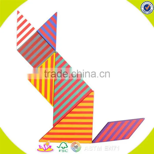 Wholesale Accractive Design Tangram Game Toy for Kids Colorful Tangram Toy to Exercise Children's Intelligence W11D001 photo-3