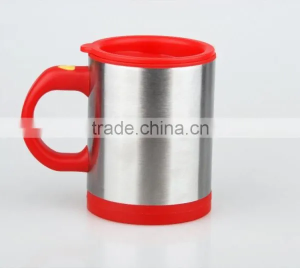 Hot Sales Self Stirring Mugs With Batteries Stainless Steel Coffee Mug LS Eplus photo-3