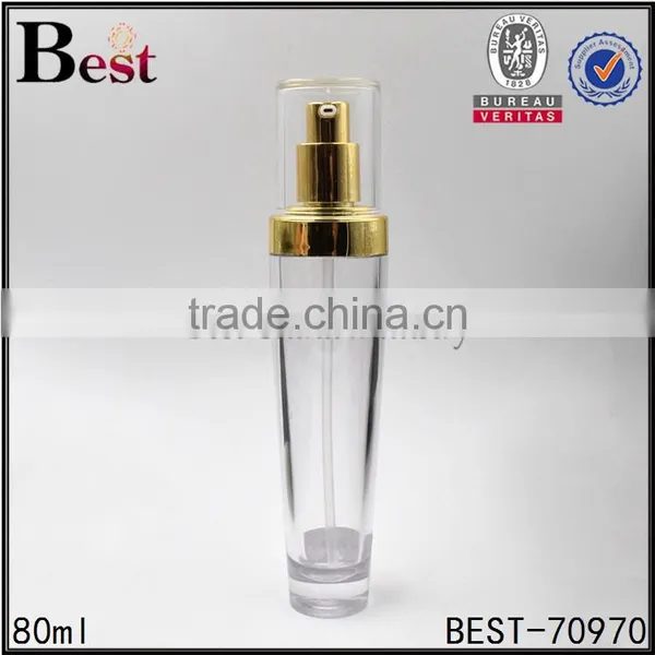 100ml Clear PETG Lotion Bottle Pump High Grade Wave Shape Lotion Bottle Pump photo-4
